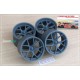 1/24 18'' Porsche RSR Le Mans BBS Rim set without Tyre for Nunu kit
