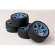 1/24 16'' Rays 57DR Rim set (5 holes) with Tyres