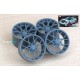 1/24 Porsche 992 GT3 RS Rim set (Without Discs cover) without Tyre for Tamiya kit