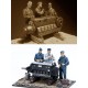 1/32 Heinkel He 219 A-0 UHU Engine Maintenance Set (3 Engine Technician+Engine+Base)