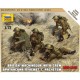 1/72 (Snap-Fit) British Machine Gun with Crew 1939-1943