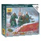 1/72 (Snap-Fit) German Machine Gun MG-34 with Crew in Winter Uniform 1941-1945