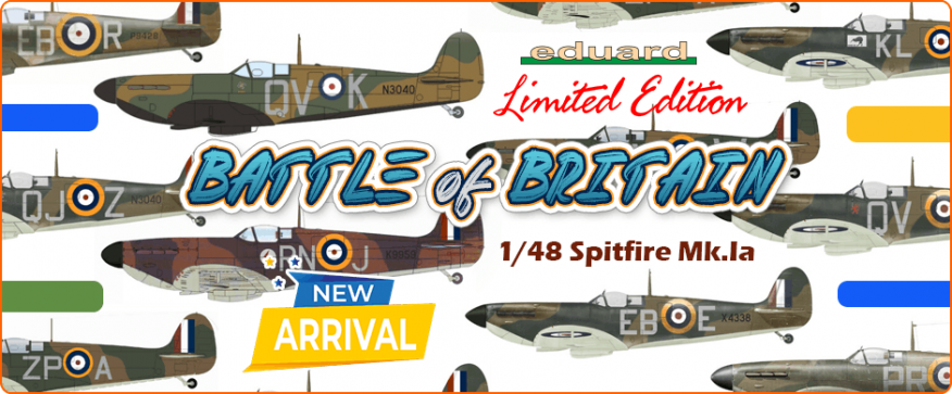 Eduard 11197 1/48 Battle of Britain - Supermarine Spitfire Mk.Ia Fighter