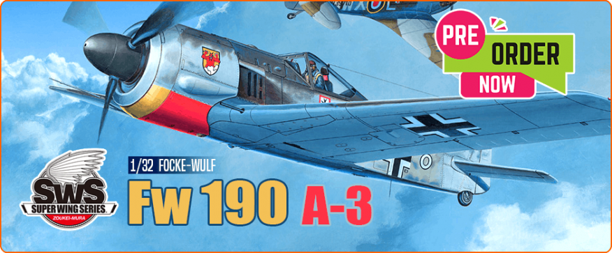 Zoukei Mura SWS26 1/32 Focke-Wulf Fw 190 A-3 Fighter
