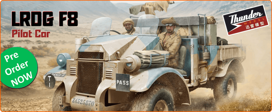 Thunder Model 1/35 LRDG F8 Pilot Car