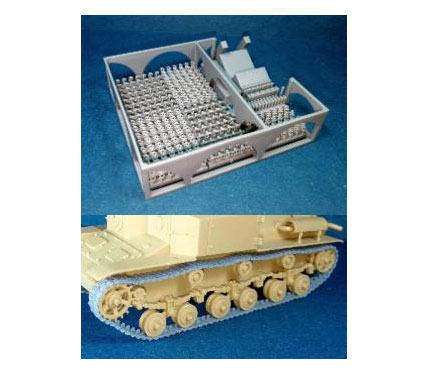 Minor 1/35 IJA Type 92 Tank 3D-printed Tracks for Pit-Road kits