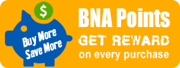 Earn BNA reward points with every purchase