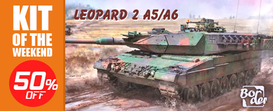 Kit of the Weekend: HALF Price on Border Model 1/35 German MBT Leopard 2 A5/A6